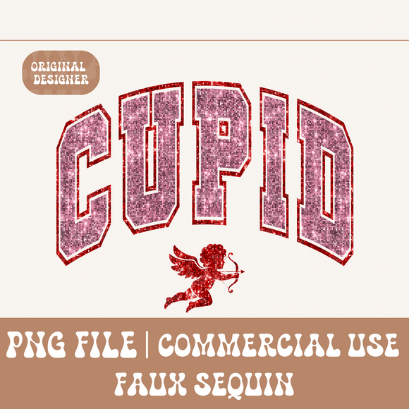 CUPID FAUX SEQUIN PNG