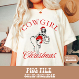 COWGIRL CHRISTMAS PNG