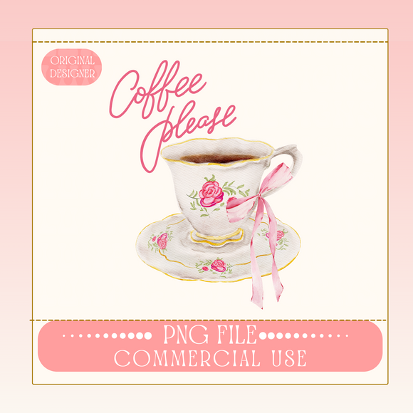 COFFEE PLEASE COQUETTE PNG