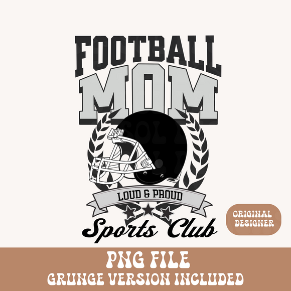 FOOTBALL MOM PNG