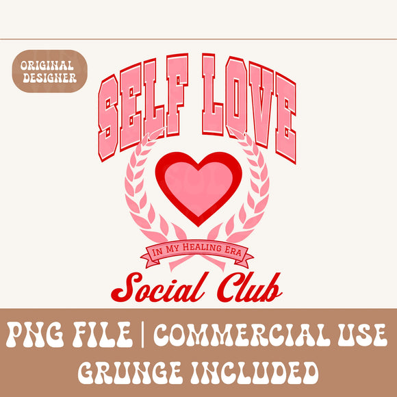 SELF LOVE SOCIAL CLUB PNG